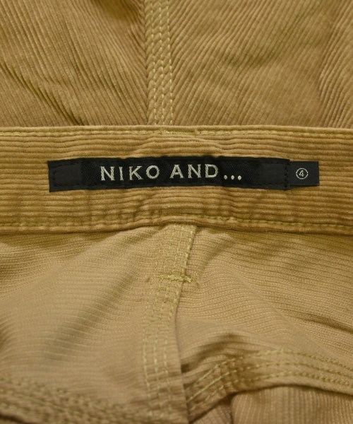 niko and...（ニコアンド）ショートパンツ ベージュ サイズ:4(L位) メンズ/2200687703050
