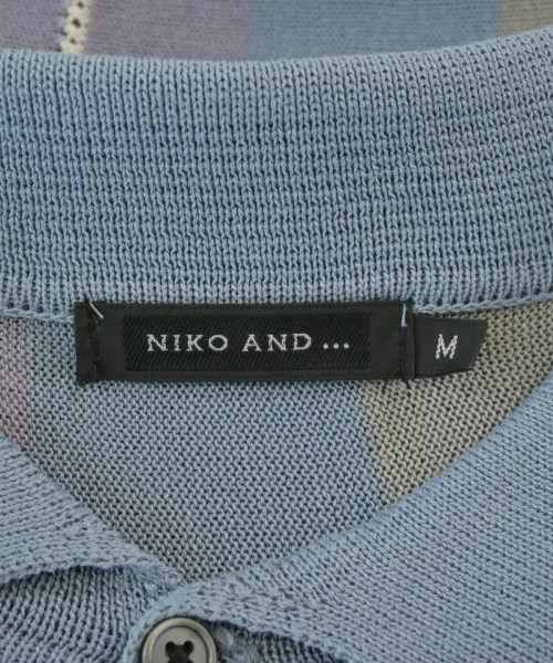 niko and...（ニコアンド）ニット・セーター 青 サイズ:M メンズ/2200686098225
