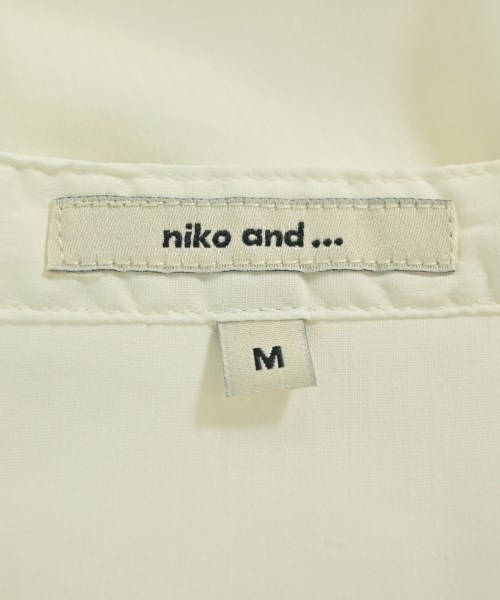 niko and...（ニコアンド）ブラウス 白 サイズ:M レディース/2200690097115