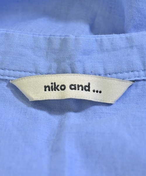 niko and...（ニコアンド）カジュアルシャツ 青 サイズ:F レディース/2200688433093