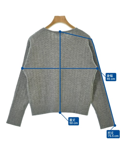 GLOBAL WORK（グローバルワーク）ニット・セーター グレー サイズ:M レディース/2200672375040