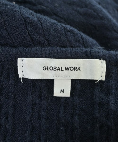 GLOBAL WORK（グローバルワーク）ニット・セーター 紺 サイズ:M レディース/2200672375057