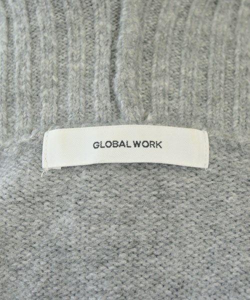 GLOBAL WORK（グローバルワーク）ニット・セーター グレー サイズ:F レディース/2200674541191