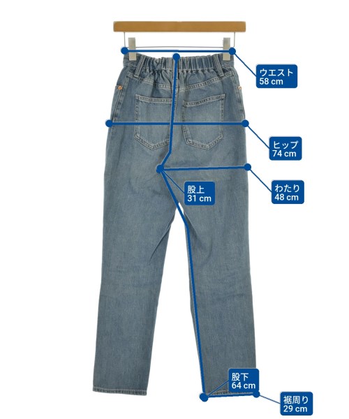 GLOBAL WORK（グローバルワーク）デニムパンツ 青 サイズ:XS レディース/2200677101026