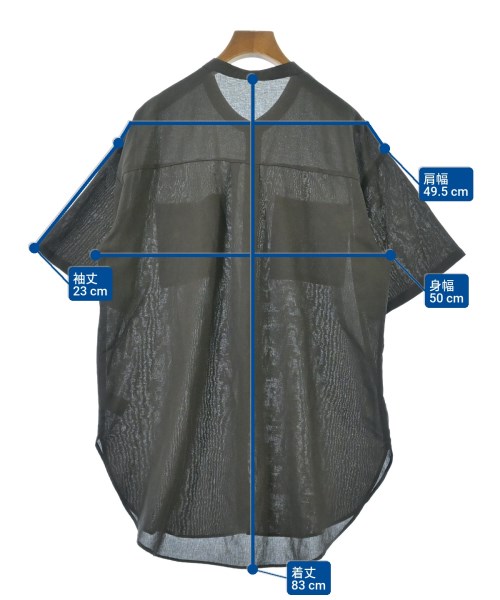 GLOBAL WORK（グローバルワーク）ブラウス グレー サイズ:M レディース/2200678980040