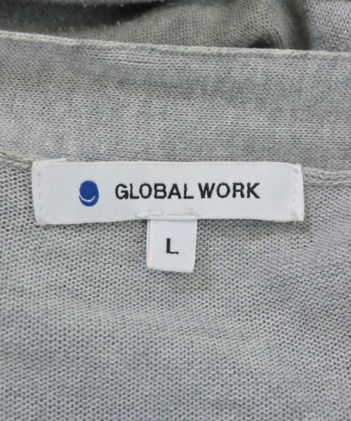 GLOBAL WORK（グローバルワーク）カーディガン グレー サイズ:L レディース/2200681752023
