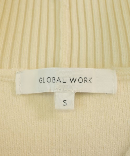 GLOBAL WORK（グローバルワーク）ニット・セーター 白 サイズ:S レディース/2200678481066
