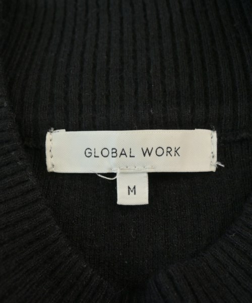 GLOBAL WORK（グローバルワーク）ニット・セーター 黒 サイズ:M レディース/2200678481097