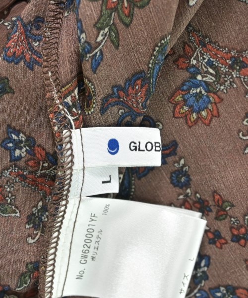 GLOBAL WORK（グローバルワーク）ブラウス 茶 サイズ:L レディース/2200688216177