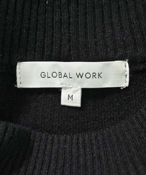 GLOBAL WORK（グローバルワーク）ニット・セーター 黒 サイズ:M レディース/2200695722067