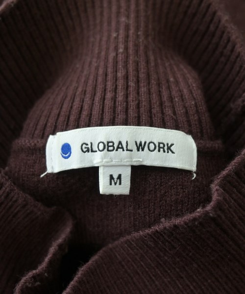 GLOBAL WORK（グローバルワーク）ニット・セーター 赤 サイズ:M レディース/2200691676036