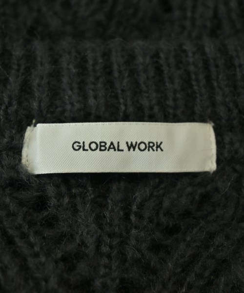 GLOBAL WORK（グローバルワーク）ニット・セーター グレー サイズ:M レディース/2200697889041