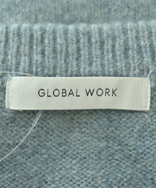 GLOBAL WORK（グローバルワーク）ニット・セーター 青 サイズ:F レディース/2200699810111