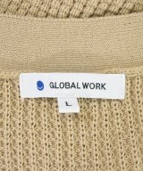 GLOBAL WORK（グローバルワーク）カーディガン ベージュ サイズ:L レディース/2200708405116