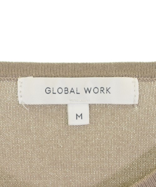 GLOBAL WORK（グローバルワーク）ニット・セーター ベージュ サイズ:M レディース/2200712158046