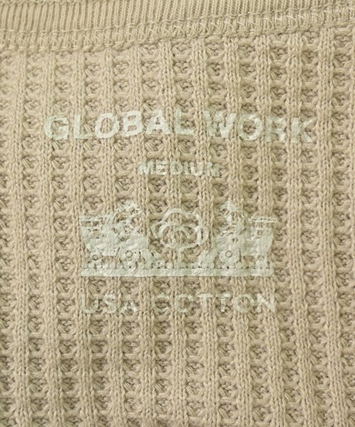 GLOBAL WORK（グローバルワーク）Tシャツ・カットソー ベージュ サイズ:M レディース/2200711076181