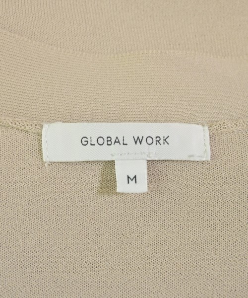 GLOBAL WORK（グローバルワーク）カーディガン ベージュ サイズ:M レディース/2200712217033