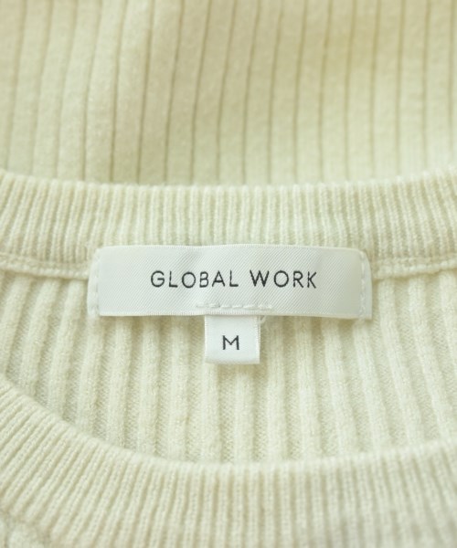 GLOBAL WORK（グローバルワーク）ニット・セーター 白 サイズ:M レディース/2200700638062