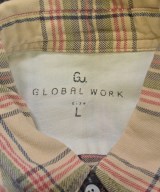 GLOBAL WORK（グローバルワーク）カジュアルシャツ ベージュ サイズ:L レディース/2200706328066