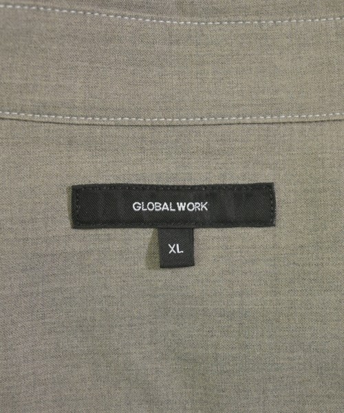 GLOBAL WORK（グローバルワーク）カジュアルシャツ グレー サイズ:XL メンズ/2200703721013