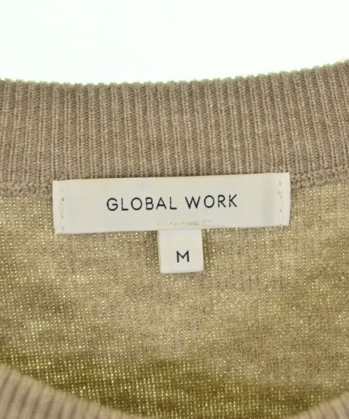 GLOBAL WORK（グローバルワーク）カーディガン ベージュ サイズ:M レディース/2200695378219
