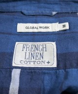 GLOBAL WORK（グローバルワーク）カジュアルシャツ 青 サイズ:M メンズ/2200718766085