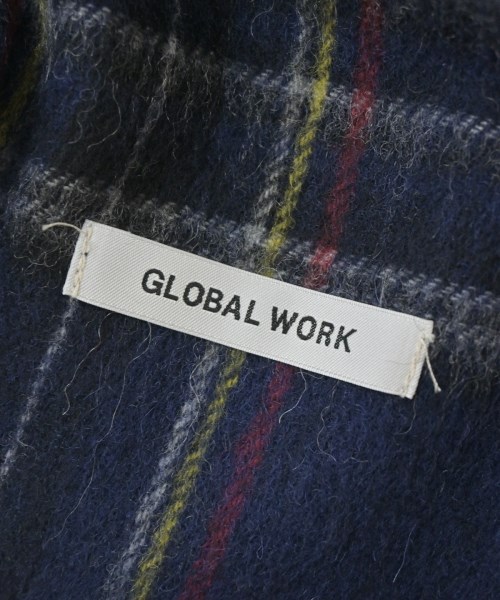 GLOBAL WORK（グローバルワーク）マフラー 紺 サイズ:- メンズ/2200726477324