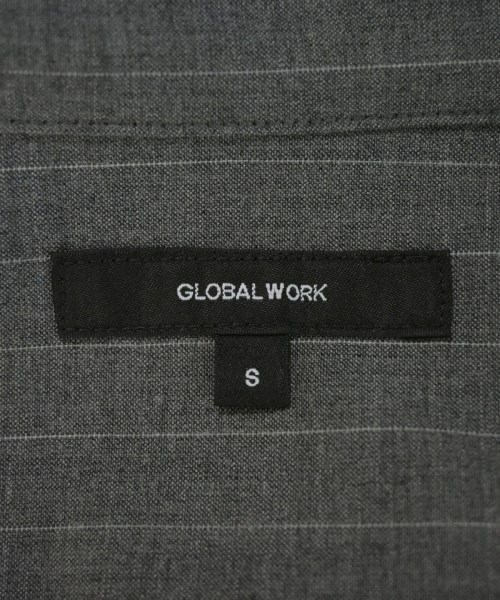 GLOBAL WORK（グローバルワーク）カジュアルシャツ グレー サイズ:S メンズ/2200727267078