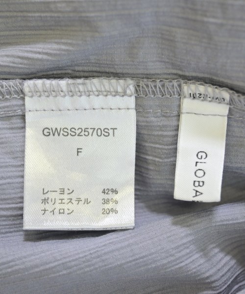GLOBAL WORK（グローバルワーク）ブラウス グレー サイズ:F レディース/2200725506094