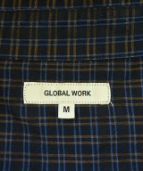 GLOBAL WORK（グローバルワーク）カジュアルシャツ 青 サイズ:M メンズ/2200684190013