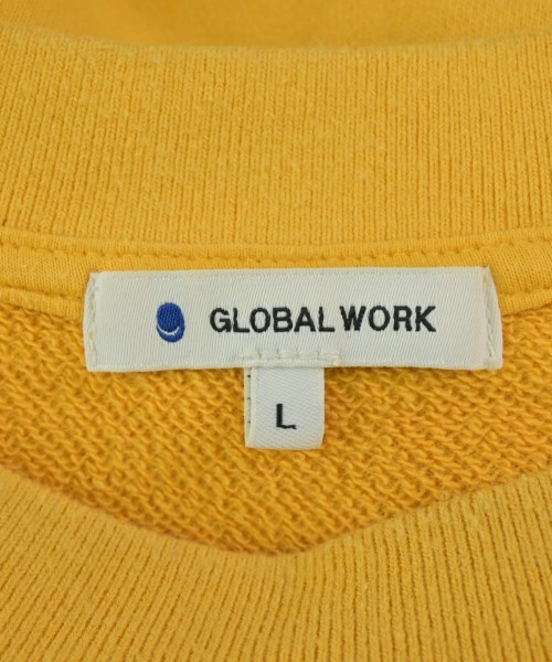 GLOBAL WORK（グローバルワーク）スウェット 黄 サイズ:L メンズ/2200688871062