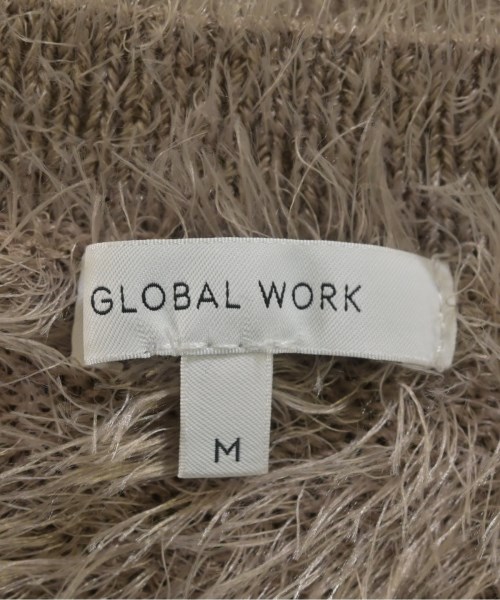 GLOBAL WORK（グローバルワーク）カーディガン ベージュ サイズ:M レディース/2200687248094