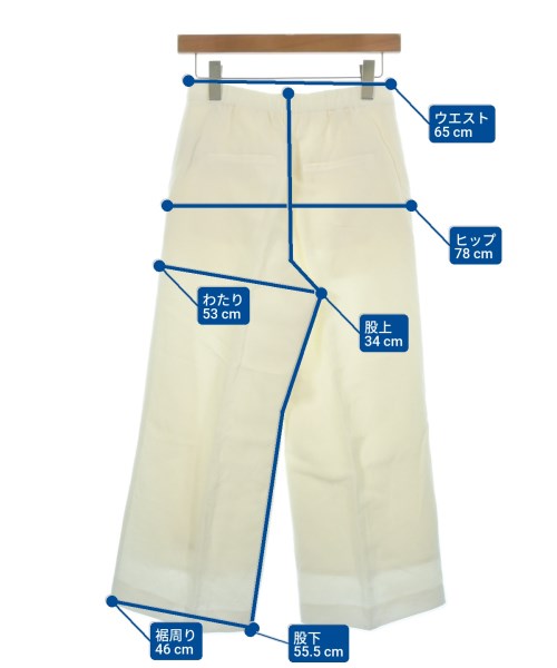 I.T.'S. international（イッツインターナショナル）スラックス 白 サイズ:S レディース/2200610676017