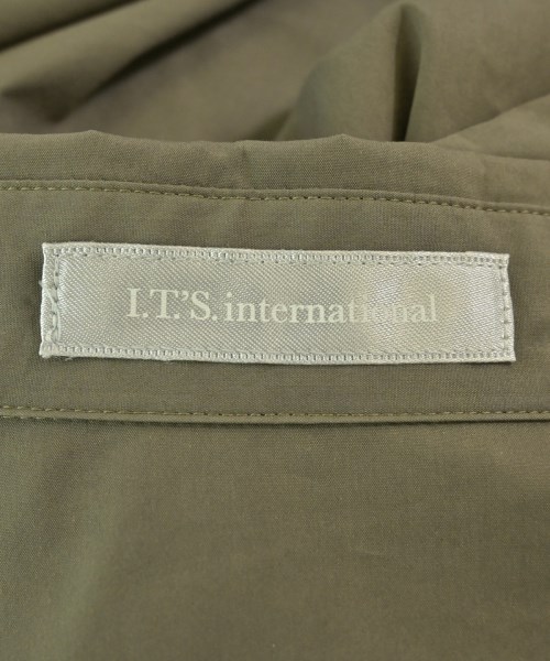 I.T.'S. international（イッツインターナショナル）カジュアルシャツ カーキ サイズ:F レディース/2200672927126