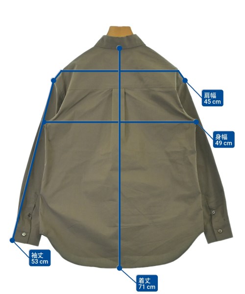 I.T.'S. international（イッツインターナショナル）カジュアルシャツ カーキ サイズ:F レディース/2200672927126