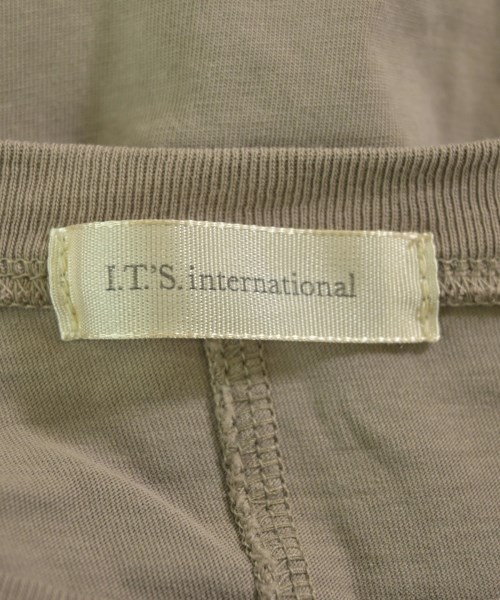 I.T.'S. international（イッツインターナショナル）Tシャツ・カットソー 茶 サイズ:F レディース/2200656673032
