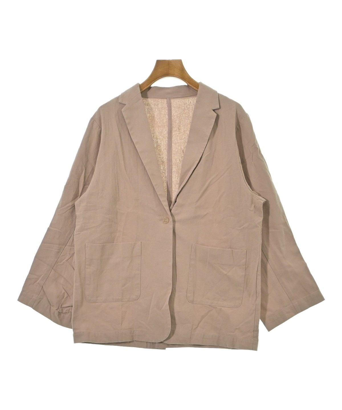 Kastane ベージュ Kastane（カスタネ）カジュアルジャケット ピンク サイズ:F レディース