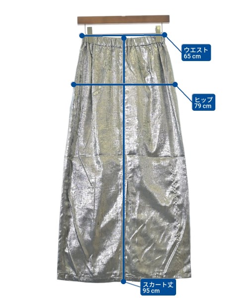 Kastane（カスタネ）ロング・マキシ丈スカート グレー サイズ:1(S位) レディース/2200659304049