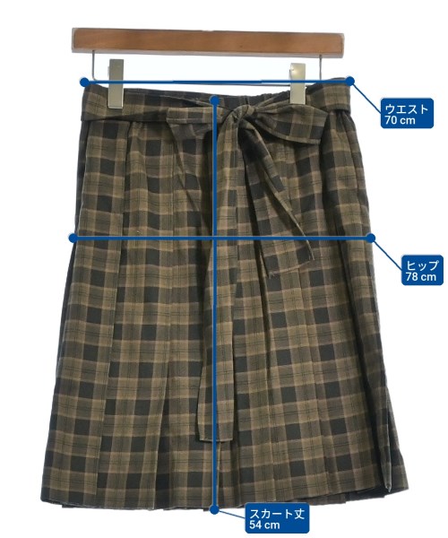 Kastane（カスタネ）ミニスカート 茶 サイズ:S レディース/2200639222189