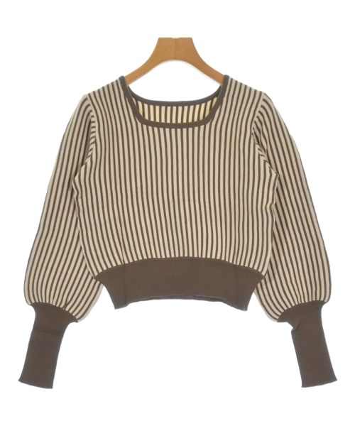 Kastane(カスタネ)ニット・セーター 茶 サイズ:F/2200647320082