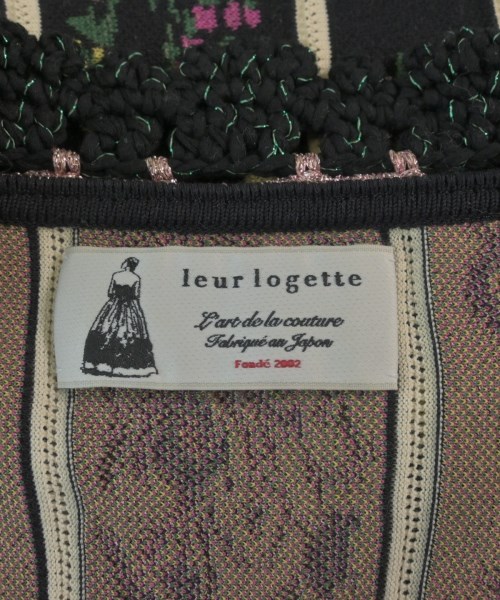 leur logette（ルルロジェッタ）カーディガン 黒 サイズ:1(S位) レディース/2200638457056