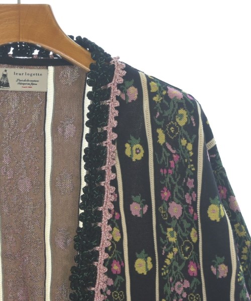 leur logette（ルルロジェッタ）カーディガン 黒 サイズ:1(S位) レディース/2200638457056