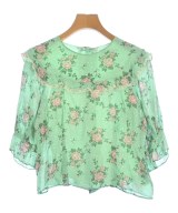 leur logette（ルルロジェッタ）ブラウス 緑 サイズ:1(S位) レディース/2200627044021