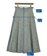 leur logette（ルルロジェッタ）ロング・マキシ丈スカート 青 サイズ:1(S位) レディース/2200625726196