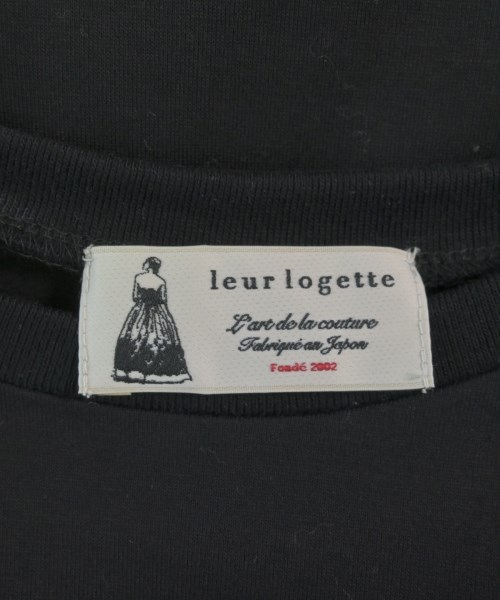 leur logette（ルルロジェッタ）Tシャツ・カットソー 黒 サイズ:1(S位) レディース/2200602152369
