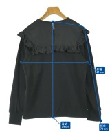 leur logette（ルルロジェッタ）Tシャツ・カットソー 黒 サイズ:1(S位) レディース/2200694476046
