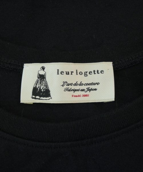 leur logette（ルルロジェッタ）Tシャツ・カットソー 黒 サイズ:1(S位) レディース/2200696681103