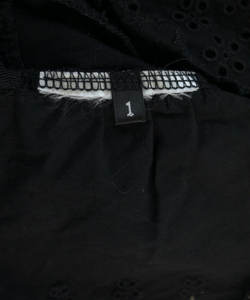 leur logette（ルルロジェッタ）Tシャツ・カットソー 黒 サイズ:1(S位) レディース/2200696681103