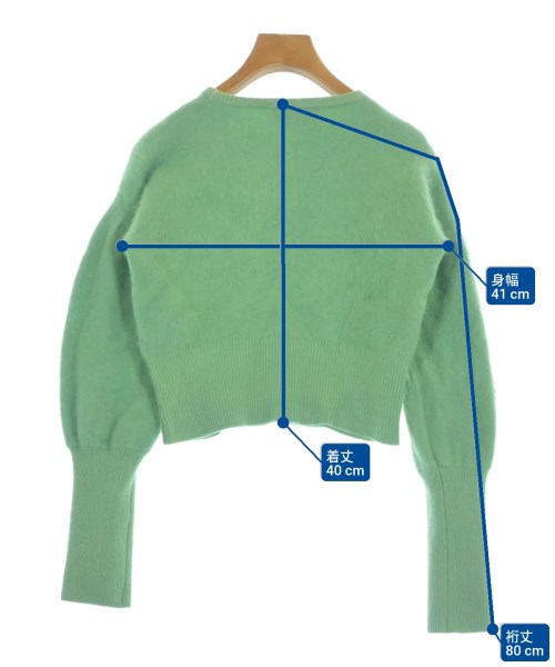 leur logette（ルルロジェッタ）ニット・セーター 緑 サイズ:1(S位) レディース/2200654654033