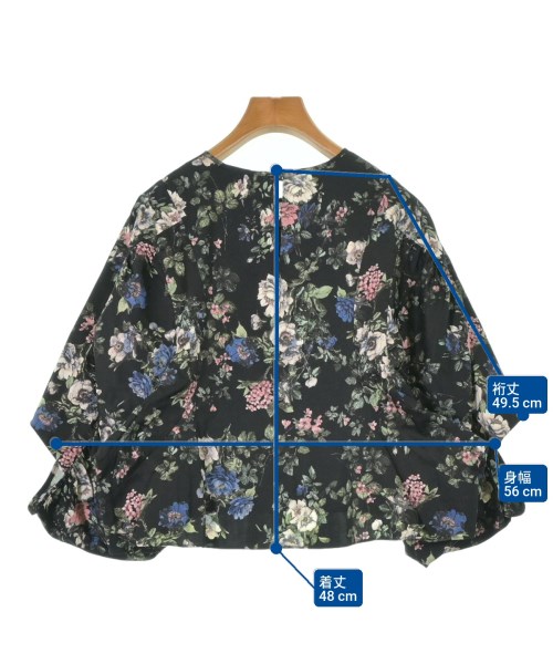 leur logette（ルルロジェッタ）ブラウス 黒 サイズ:1(S位) レディース/2200638413052